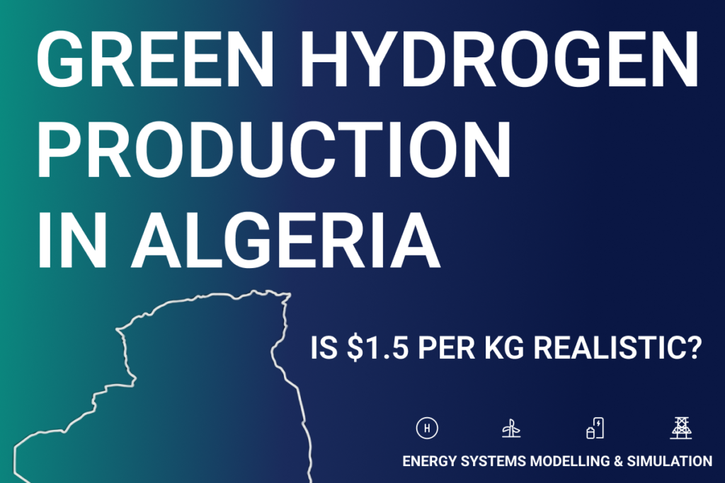 green hydrogen production in algeria